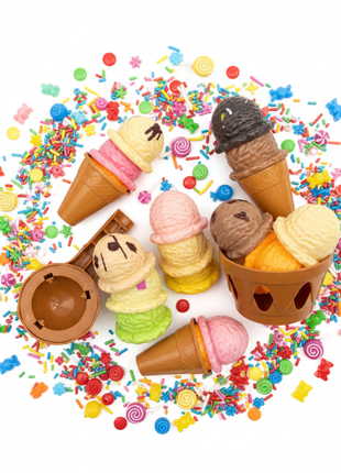 Helados Juguete - Flat lay