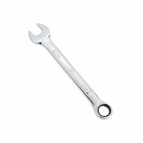Llave combinada 11mm acero cromo vanadio – boca abierta y corona 12 puntos para mecánica y automotriz