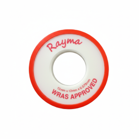 Cinta de teflón RAYMA WRAS Approved – cinta PTFE para sellado de roscas en instalaciones de agua y gas

