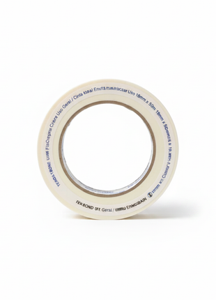 Cinta masking tape TEKBOND Saint-Gobain 18mm x 50m – fita crepe uso general para enmascarado fino y manualidades



