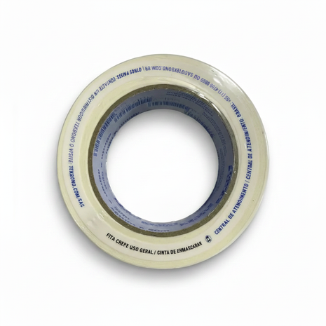 Cinta masking tape TEKBOND Saint-Gobain 48mm x 50m – fita crepe ancha uso general para enmascarado de superficies grandes

