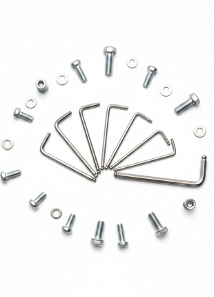 Set 9 llaves allen UYUSTOOLS brazo largo desplegadas – punta de bola para acceso angular en instalaciones industriales

