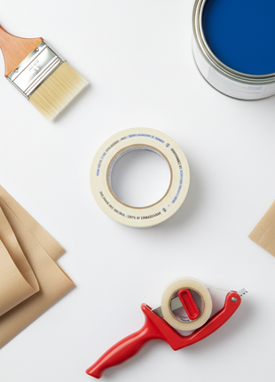 Cinta masking tape TEKBOND Saint-Gobain 24mm x 50m – fita crepe para enmascarado profesional y manualidades


