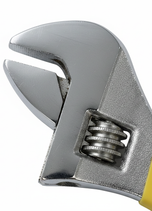 Llave francesa 10" cabezal de acero cromado ajustable – mecanismo de precisión para agarre firme y duradero

