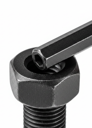 Llave allen PRETUL pavonada en tornillo hexagonal – acabado black oxide de alta resistencia a la corrosión

