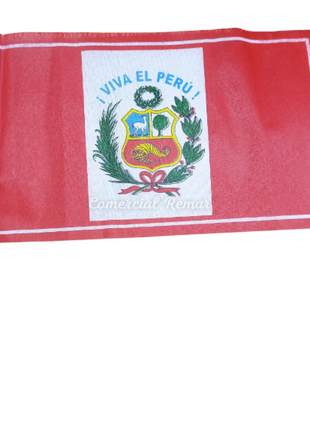 BANDERA DEL PERU (banderin 21cm x 35 cm)