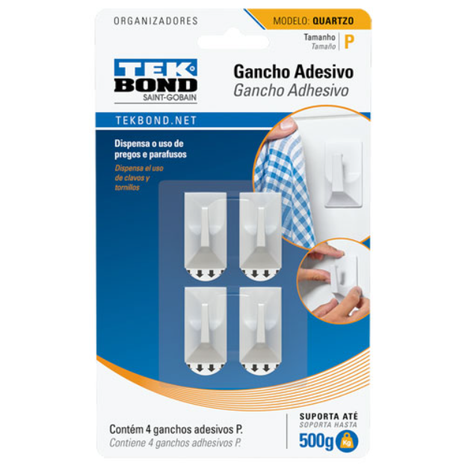 GANCHO ADESIVO P QUARTZO