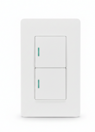 INTERRUPTOR DOBLE CONMUTADOR OPALUX