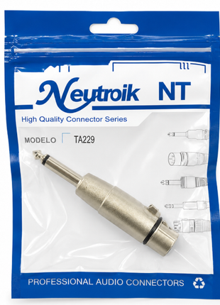 ADAPTADOR XLR A JACK PLUG 1/4