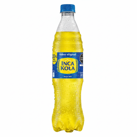 Inca Kola 600ml - Fondo Blanco 1:1