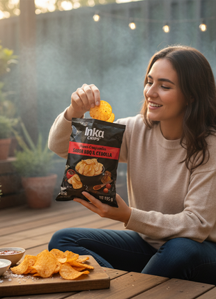 Inka Chips BBQ & Cebolla - situación de uso