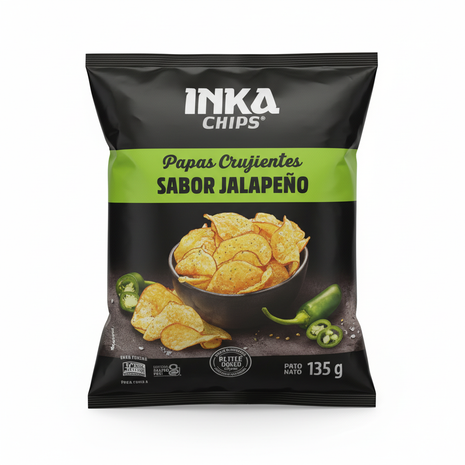 Inka Chips Jalapeño - fondo blanco