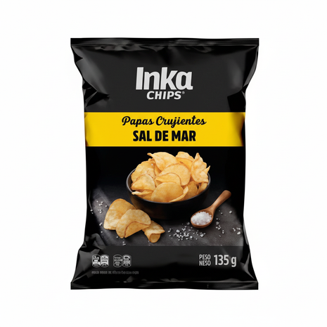 Inka Chips Sal de Mar - fondo blanco