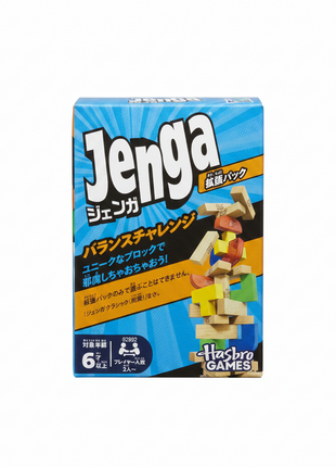 Jenga Balance Challenge expansión bloques colores Hasbro juego habilidad 6 años 2 jugadores