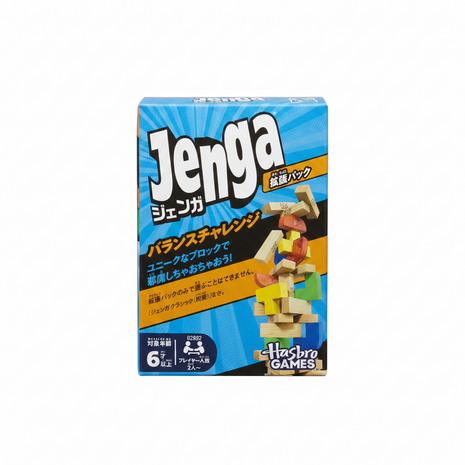 Jenga Balance Challenge expansión bloques colores Hasbro juego habilidad 6 años 2 jugadores