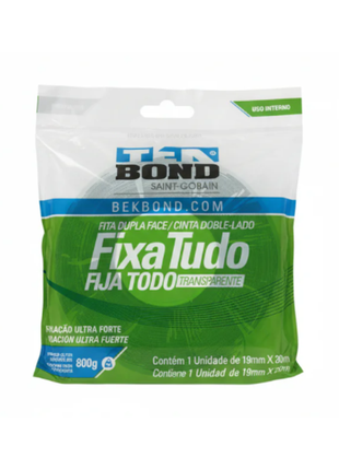 CINTA DOBLE CONTACTO TRANSPARENTE 20M TEKBOND