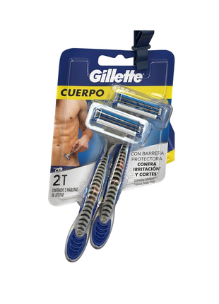 GILLETE 2 MAQUINAS DE AFEITAR