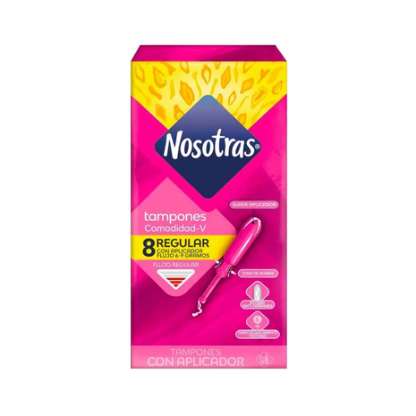 NOSOTRAS TAMPON CON APLICADOR REGULAR 8UND