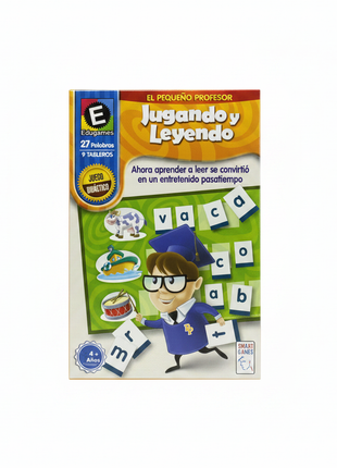 Jugando y Leyendo El Pequeño Profesor – 27 palabras 9 tableros – juego didáctico lectura – mayores 4 años