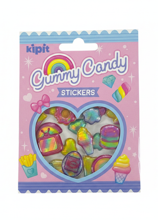 Kipit Gummy Candy Stickers – Fondo Blanco