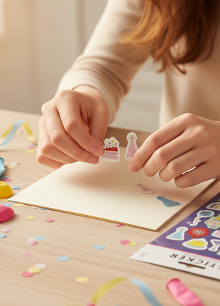Kipit Sticker Glitter Celebración lifestyle