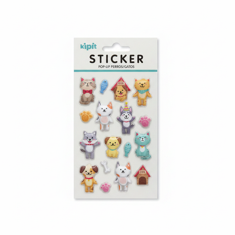 Kipit Sticker Perros/Gatos frontal
