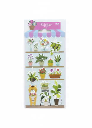 Kipit Sticker Plantas flat lay