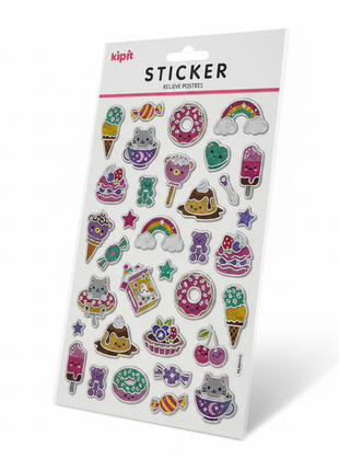 Kipit Sticker Postres tres cuartos