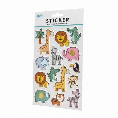 Kipit Sticker Relieve Selva tres cuartos