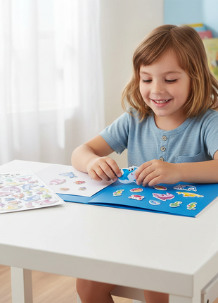 Kipit Sticker Vida Marina Tiburone – Lifestyle niño usando stickers