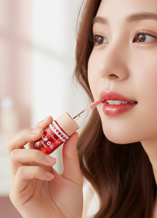 Kiss Beauty Lip Oil – labios hidratados y brillantes – aceite nutritivo – aplicación fácil y cómoda