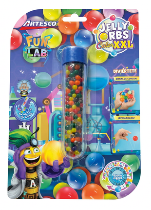 Kit Artesco Fun Lab Jelly Orbs XXL sobre fondo blanco