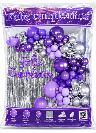 Kit morado en bolsa