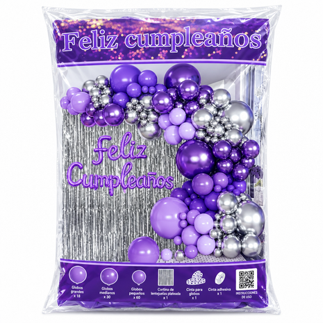 Kit morado en bolsa
