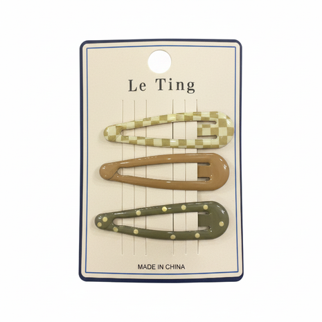 Le Ting Hebillas tarjeta frontal