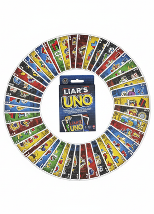 Liar's UNO – Flat Lay