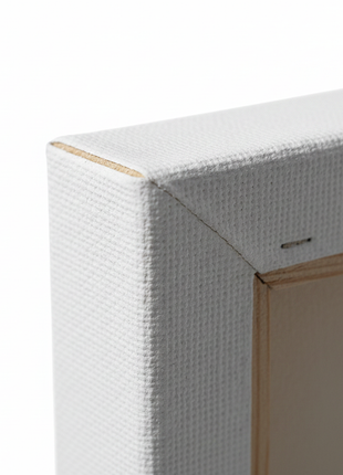 Macro textura algodón 100% lienzo estirado 20x25cm bastidor madera – calidad 200g/m² para pintura profesional

