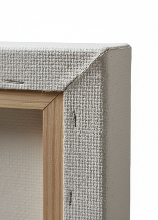 Macro textura algodón 100% lienzo cuadrado 30.5x30.5cm bastidor madera – calidad 280g/m² para pintura profesional


