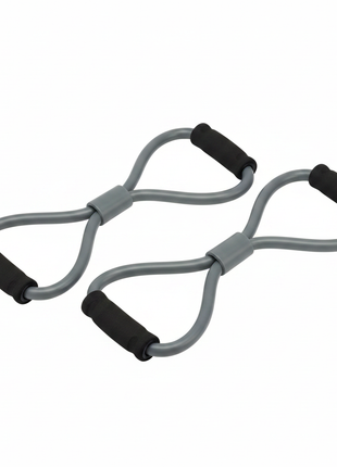 Ligas de resistencia con agarres set x2 tubo látex — OcShop Perú


