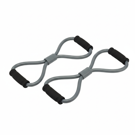 Ligas de resistencia con agarres set x2 tubo látex — OcShop Perú

