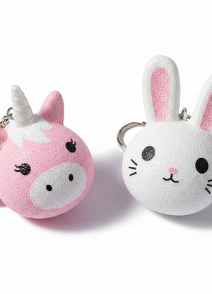 OC Shop llavero squishy unicornio conejo espuma suave textura kawaii detalle premium


