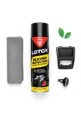 LOTOX Silicona flat lay