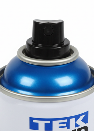 Tekbond spray azul metálico 400ml – boquilla de precisión – válvula de alta presión – aerosol profesional multisuperficie

