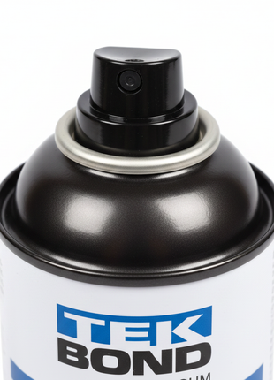 Tekbond spray negro metálico 400ml – boquilla de precisión – válvula de alta presión – aerosol profesional multisuperficie

