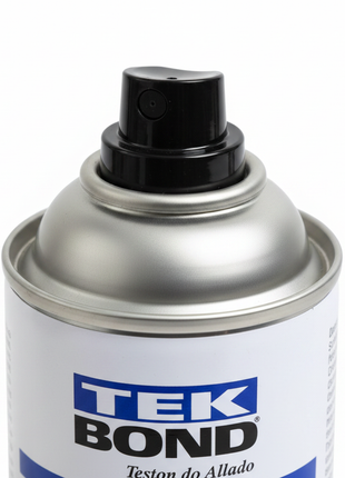 Tekbond spray plata metálico 400ml – boquilla de precisión – válvula de alta presión – aerosol profesional multisuperficie

