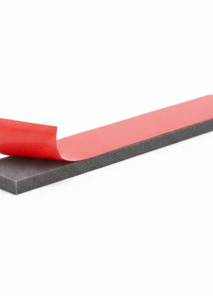 Tekbond Fixa Tudo gris – cinta doble cara con liner rojo protector – adhesivo espuma de alta resistencia – fijación permanente multisuperficie