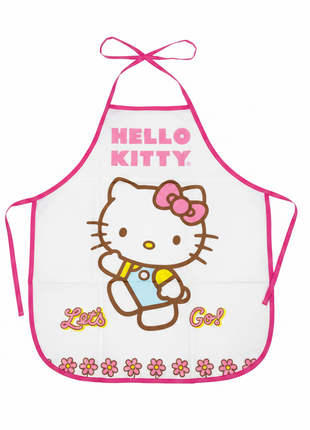 Mandil Hello Kitty flat lay