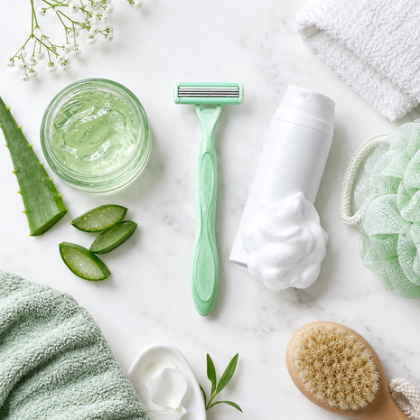 Maquinilla flat lay