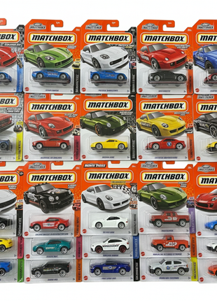 Matchbox flat lay