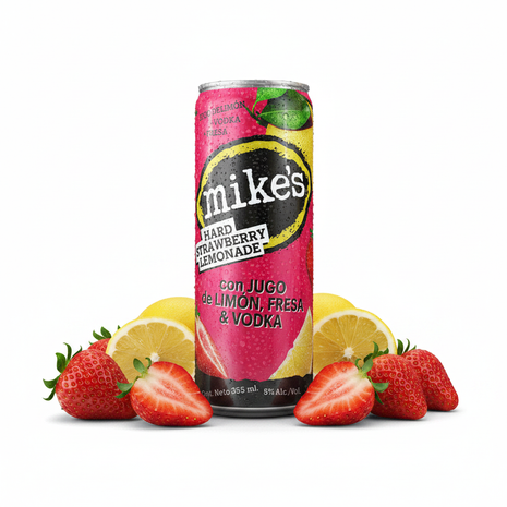 Mike's Hard Strawberry Lemonade - Con Fresas